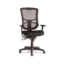 Alera Elusion Series Mesh Back Fabric Computer and Desk Chair, Black (ALEEL41ME10B)