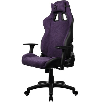 Arozzi Avanti Soft Fabric Ergonomic Racing Gaming Chair, Pure Purple (AVANTI-SFB-PPL)