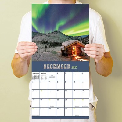 2027 TF Publishing Alaska 10" x 12" Monthly Wall Calendar, Multicolored (27-1053)