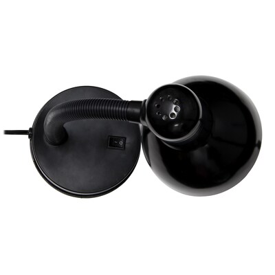 Simple Designs Basic LED Desk Lamp, Black Metal (LD1003-BLK-12PK)