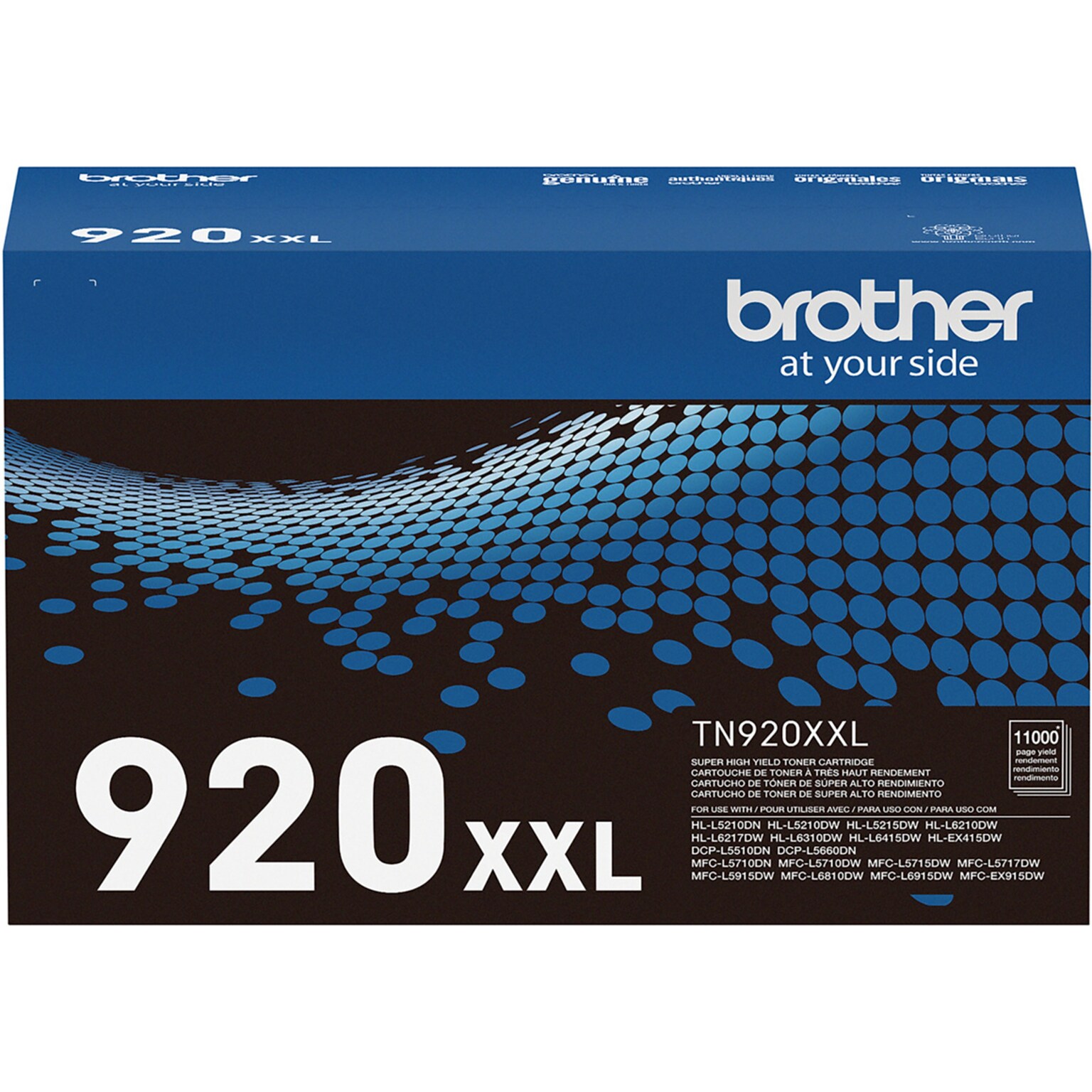 Brother Genuine TN920XXL Black Super High Yield Toner Cartridge