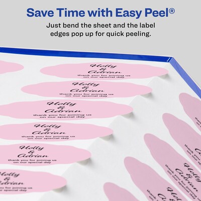 Avery Laser/Inkjet Multipurpose Labels, White, 21 Labels/Sheet, 25 Sheets/Pack (94061-WMP25)