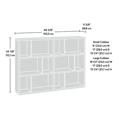 Sauder Select 44"H Bookcase, Soft White (427266)