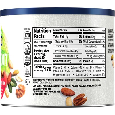 Planters NUT-rition Heart Healthy Mix Nuts, Variety, 9.75 Oz. (05957)