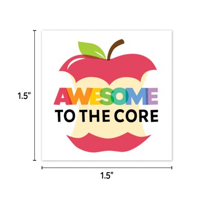 Creative Teaching Press Apple Time Apple Reward Stickers, Multicolored, 60/Pack, 6/Packs/Bundle (CTP11020-6)