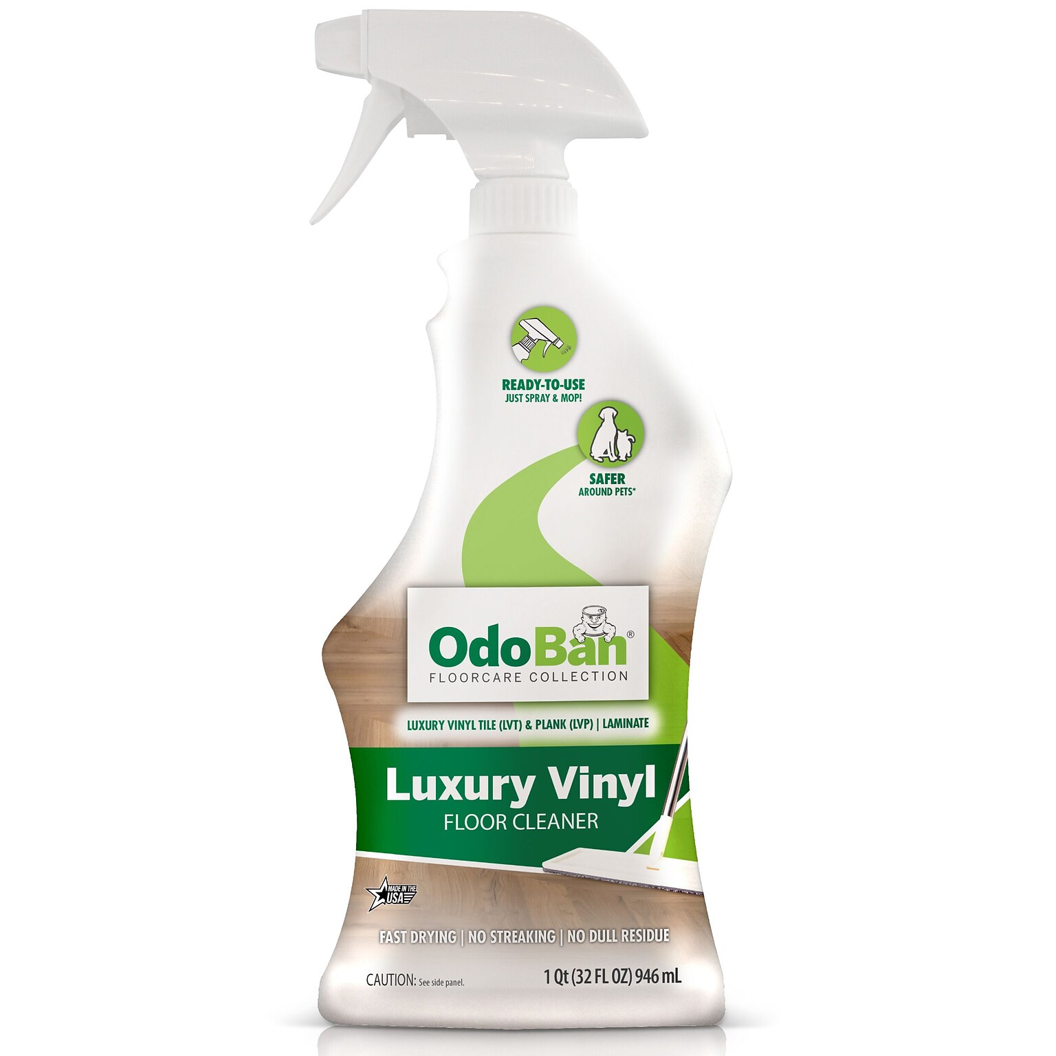 OdoBan Ready-to-Use Luxury Vinyl Floor Cleaner, 32 oz. (9360B93-Q)