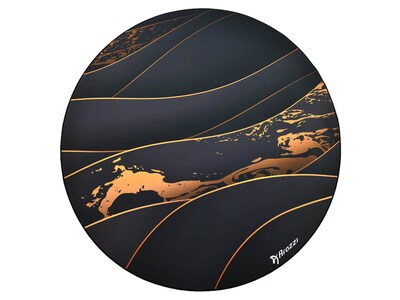 Arozzi ZONA Pad Carpet & Hard Floor Chair Mat, Black/Gold (AZ-ZONA-PAD-BKGD)