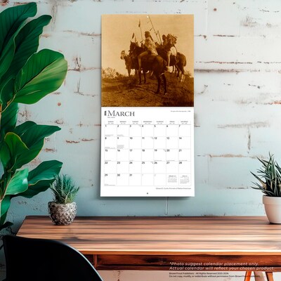2026 BrownTrout Edward S. Curtis Portraits of Native Americans 12" x 12" Monthly Wall Calendar (9798330703074)