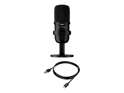 HP HyperX SoloCast Condenser Microphone, Black (4P5P8AA)