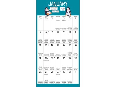 2025 Willow Creek Bad Dad Jokes 12" x 12" Monthly Wall Calendar (41567)