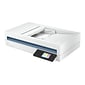 HP ScanJet Pro N4600 fnw1 Wireless Duplex Flatbed Document Scanner, White (20G07A#BGJ)