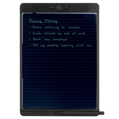 Boogie Board Blackboard Smart Notepad, 8.5 x 11, Black, 1 Sheets/Pad (BD0110001)