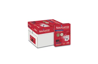 Navigator North America 8.5 x 11 Multipurpose Paper, 20 lbs., 97 Brightness, 5000 Sheets/Carton (N