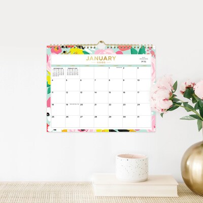 2026 Day Designer for Blue Sky Secret Garden 11" x 8.75" Monthly Desk Calendar (148632-26)