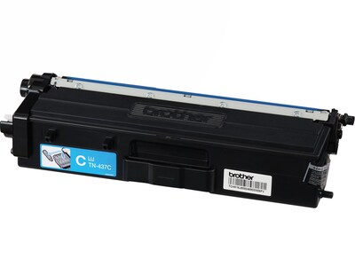 Brother 437 Cyan Ultra High Yield Toner Cartridge, Prints Up to 8,000 Pages (TN437C)