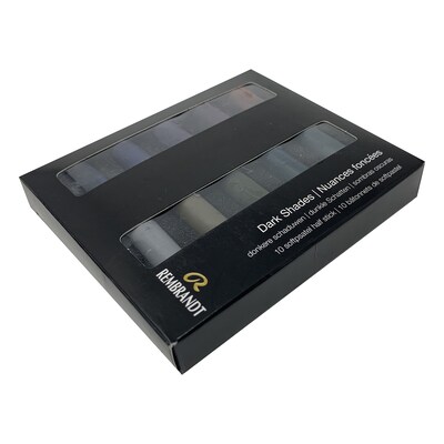 Rembrandt Soft Pastel Micro Sets, Assorted Colors, 10/Set (RBX31821008)