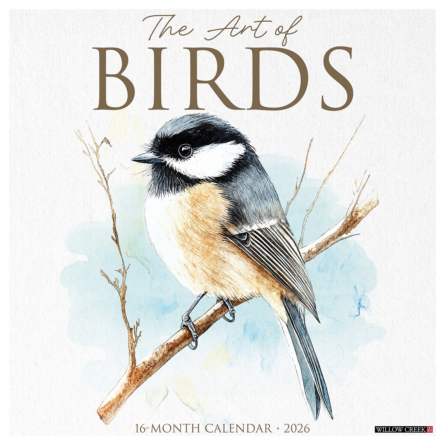 2026 Willow Creek The Art of Birds 12 x 12 Monthly Wall Calendar (56332X)