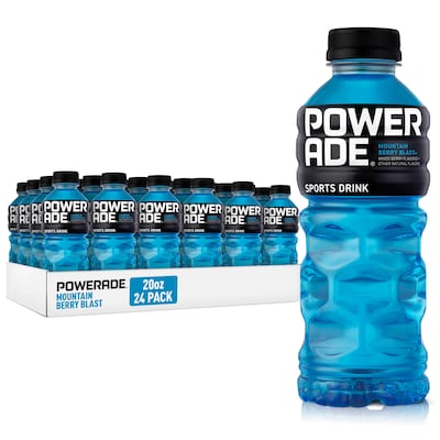 Powerade Mountain Berry Blast Liquid Sports Drink, 20 Fl. Oz., 24/Carton (00049000007909)