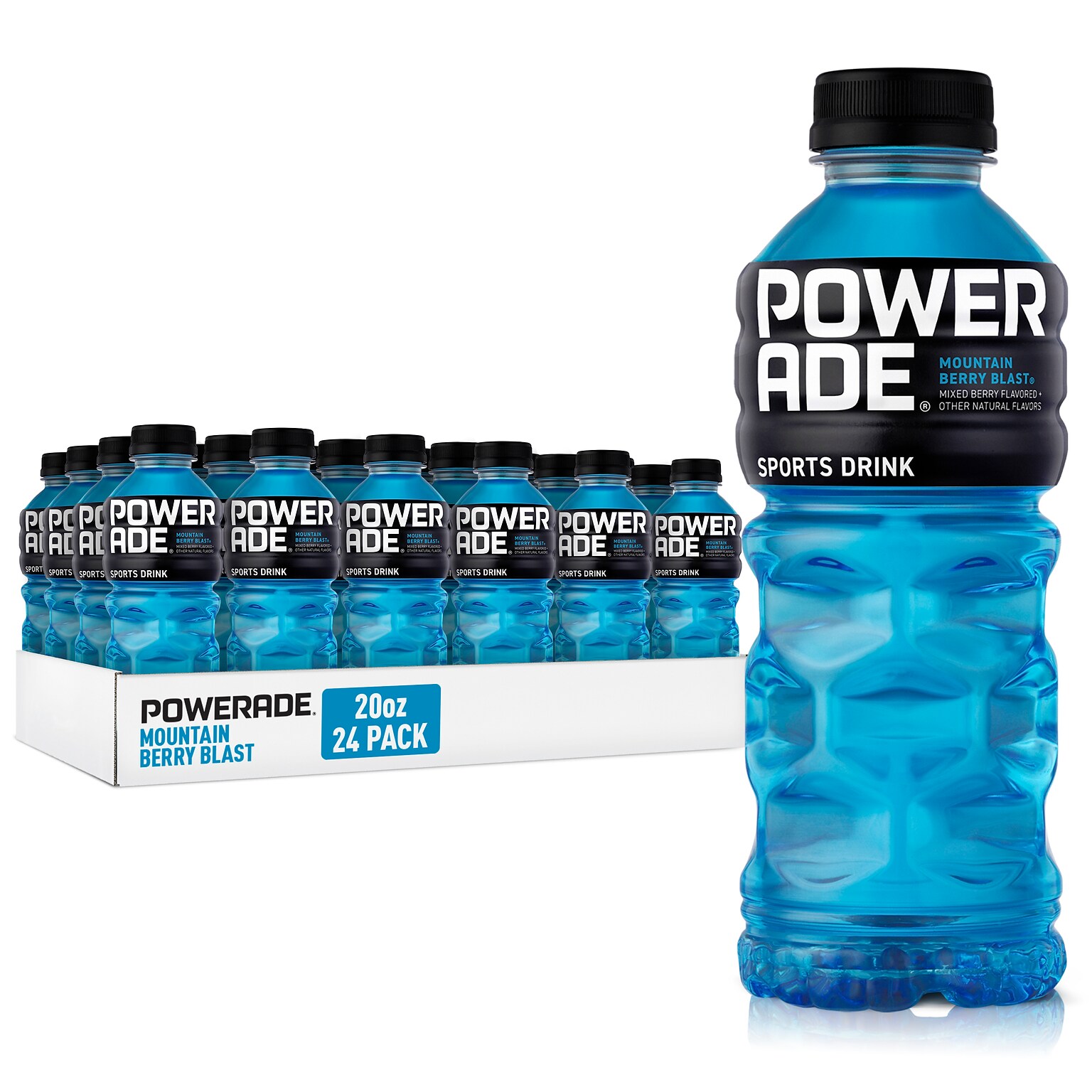 Powerade Mountain Berry Blast Sports Drink, 20 oz., 24/Carton (00049000007909)