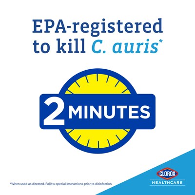 Clorox Healthcare Hydrogen Peroxide Cleaner Disinfectant Wipes, 95 Wipes/Container, 6/Carton (30824)