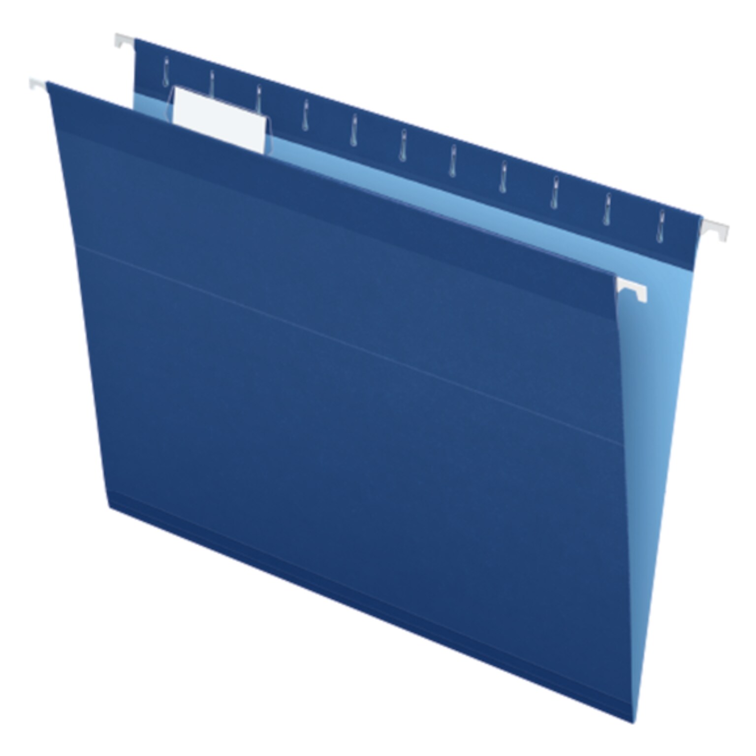 Pendaflex Reinforced Hanging File Folders, 1/5 Tab, Letter Size, Navy, 25/Box (04152 1/5 NAV)