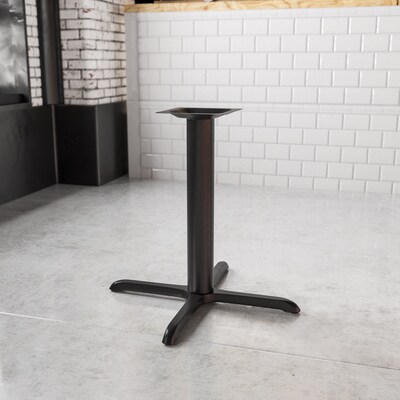 Flash Furniture Beverly 33 x 33 Restaurant Table X-Base with 4 Dia. Table Height Column (ST23-