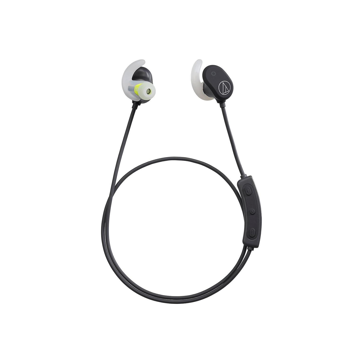 Audio-Technica SonicSport Wireless Earbuds Headphones, Bluetooth, Black (ATH-SPORT60BTBK)