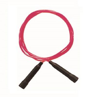 Champion Sports Licorice Speed Rope, 7 ft, Red Handle