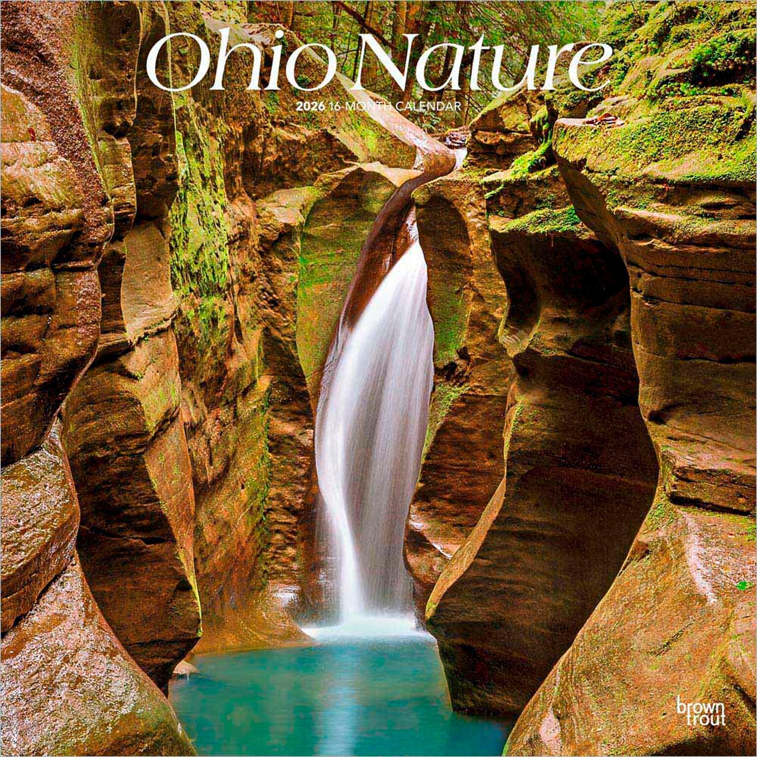 2026 BrownTrout Ohio Nature 12 x 12 Monthly Wall Calendar (9798330704941)