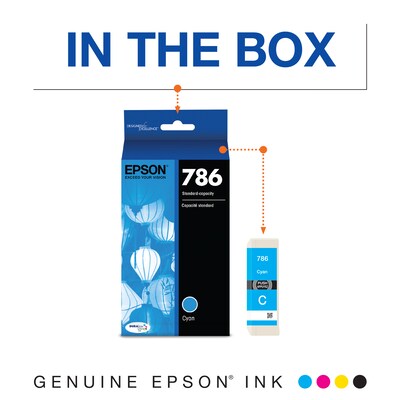 Epson T786 Cyan Standard Yield Ink Cartridge