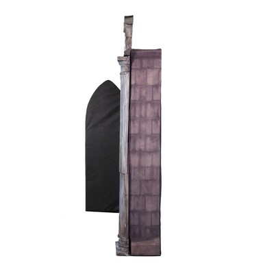 Haunted Hill Farm 6.7 ft. Motion-Activated Mausoleum Halloween Animatronic by Tekky (HHMAUSOLEUM-1FLSA)