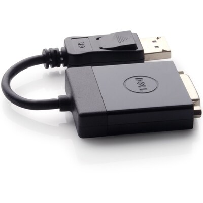 Dell DisplayPort Male to DVI-D Female Video Adapter, Male-to-Female, Black (DANARBC084)