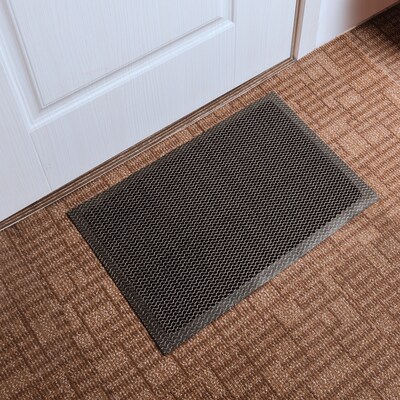 Floortex Doortex Meshmat Indoor Entrance Mat, 32 x 20, Metallic Gray (NREMFLYV0015)