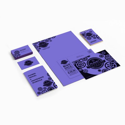Astrobrights 65 lb. Cardstock Paper, 8.5" x 11", Venus Violet, 250 Sheets/Ream (22091CT)