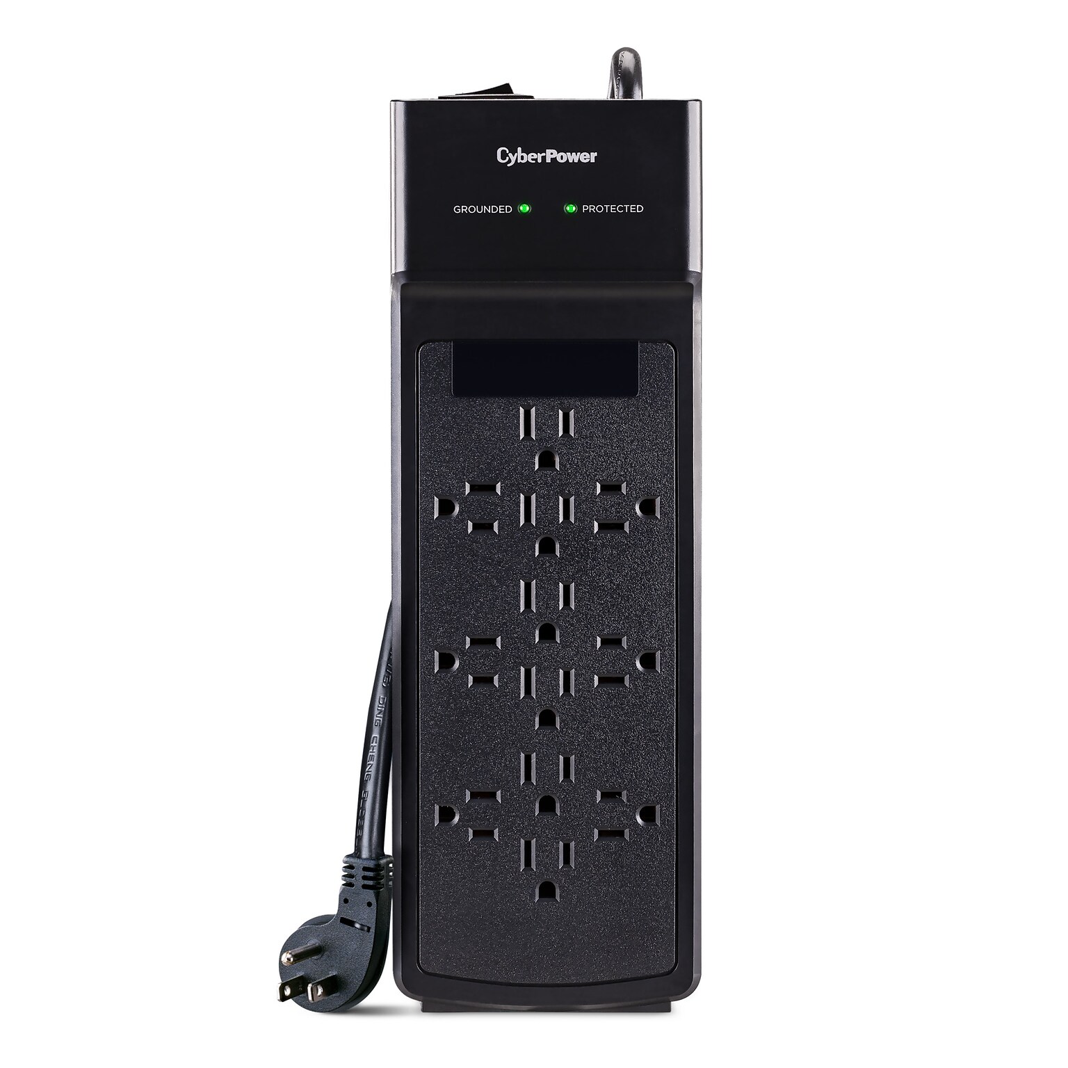 CyberPower CSB1206 12-Outlet Surge Protector, 6, 3600 Joules, Black (CSB1206)