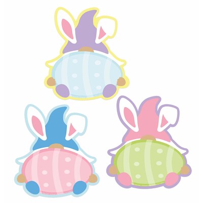 Eureka Easter Gnomes Paper Cut-Outs, 36/Pack, 3 Packs (EU-841582-3)