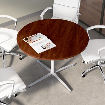 Bush Business Furniture 42" Round Conference Table, Hansen Cherry (99XTB42RHC)