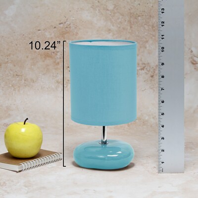 Simple Designs 10.24" LED Table Lamp, Blue (LT2005-BLU-LB)