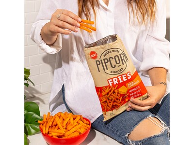 Pip's Heirloom Snacks Gluten Free Fiery Cheddar Fries, 1 oz., 24 Bags/Carton (FRYFC10C24)