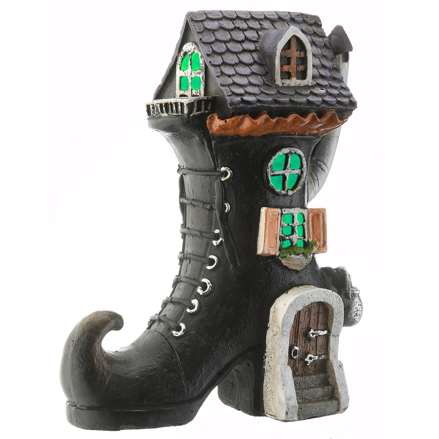 National Tree Company 6 Witch’s Boot Haunted House with LED Light (PG11-FJ60417-1)