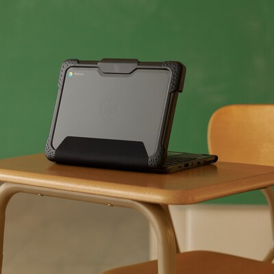 SaharaCase Venture Series Heavy Duty Case for HP Chromebook G8/G9 EE 11.6-inch, Shock-Absorbing, Clear/Black (LT00114)