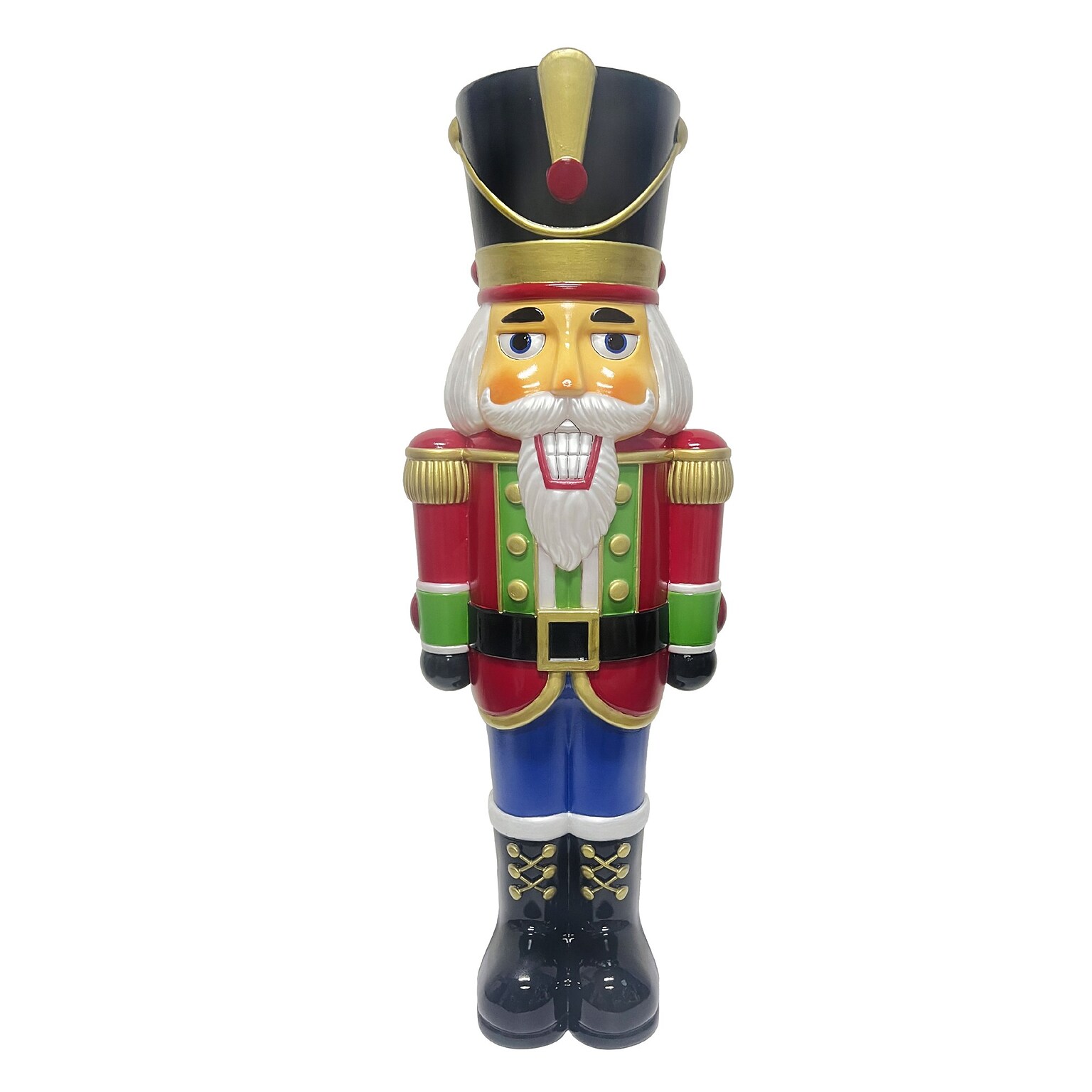 Fraser Hill Farm 40” Nutcracker Soldier Christmas Blow Mold (FFBM-1NUT-MLT)