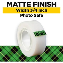 Scotch Magic Invisible Tape Refill, 3/4 x 27.77 yds., 1 Core, 18 Rolls/Pack (810K18CP)