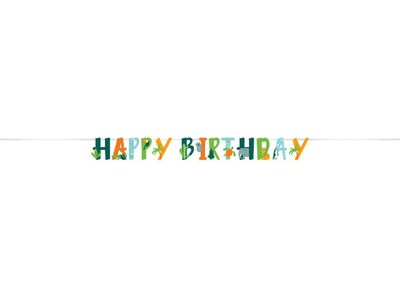 Creative Converting World Adventure Birthday Tableware and Decor Kit, Multicolor (DTC9123E4A)