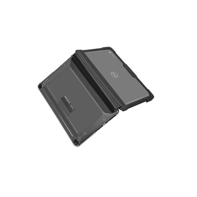 SaharaCase Venture Series Heavy Duty Case for Dell Chromebook 3100/3110/3120 Clamshell, Shock-Absorbing, Clear/Black