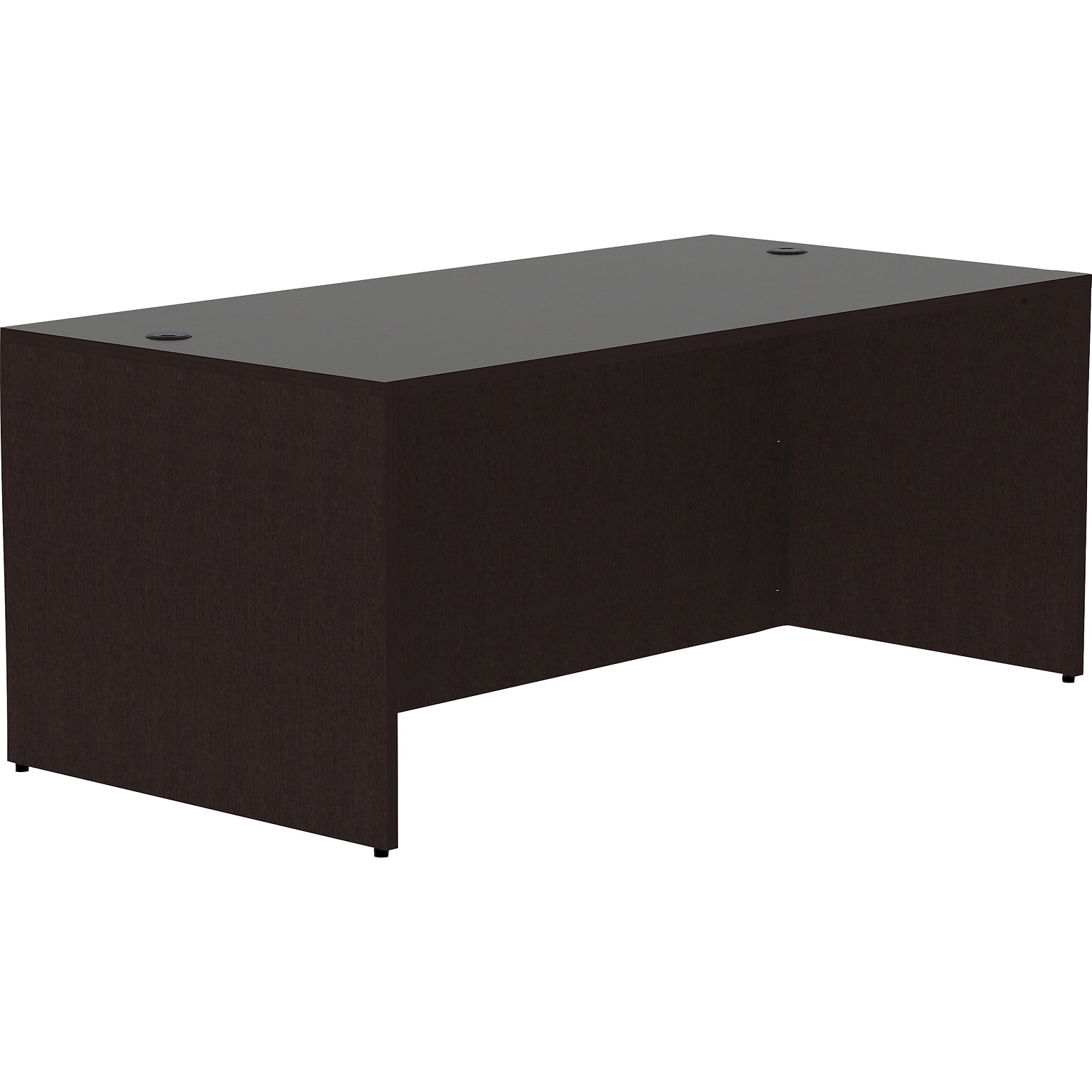 Lorell Essentials Series 48 W Desk Shell, Espresso (LLR18209)