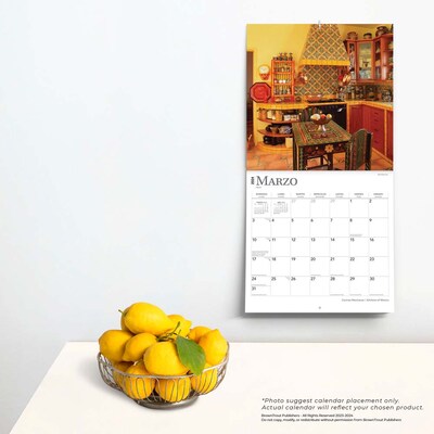 2024 BrownTrout Kitchens of Mexico 12" x 24" Monthly Wall Calendar (9781975462383)