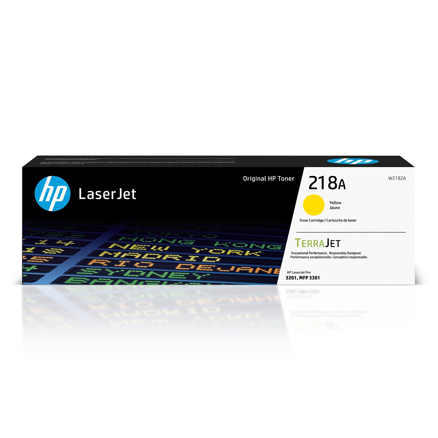 Original HP 218A Yellow Toner Cartridge, Print Up to 1,200 Pages (W2182A)