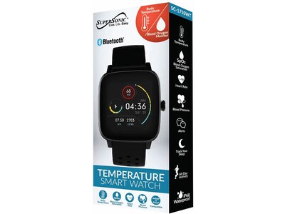 Supersonic Smart Watch, Black (SC-175SWT)
