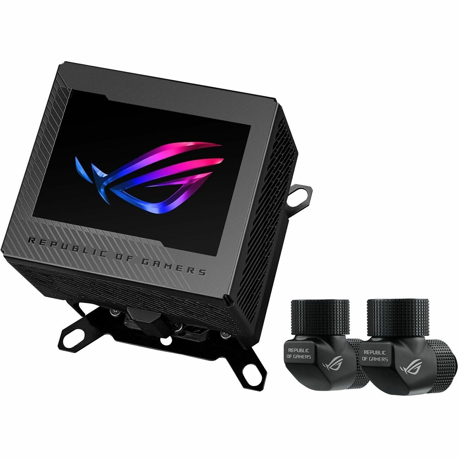 Asus ROG RYUJIN 120mm Fluid Shield Bearing Liquid Cooling Systems with RGB Lighting ( (ROG RYUJIN III WB)